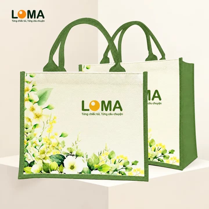 Hoa xanh: Họa tiết hoa lá xanh tươi mát
