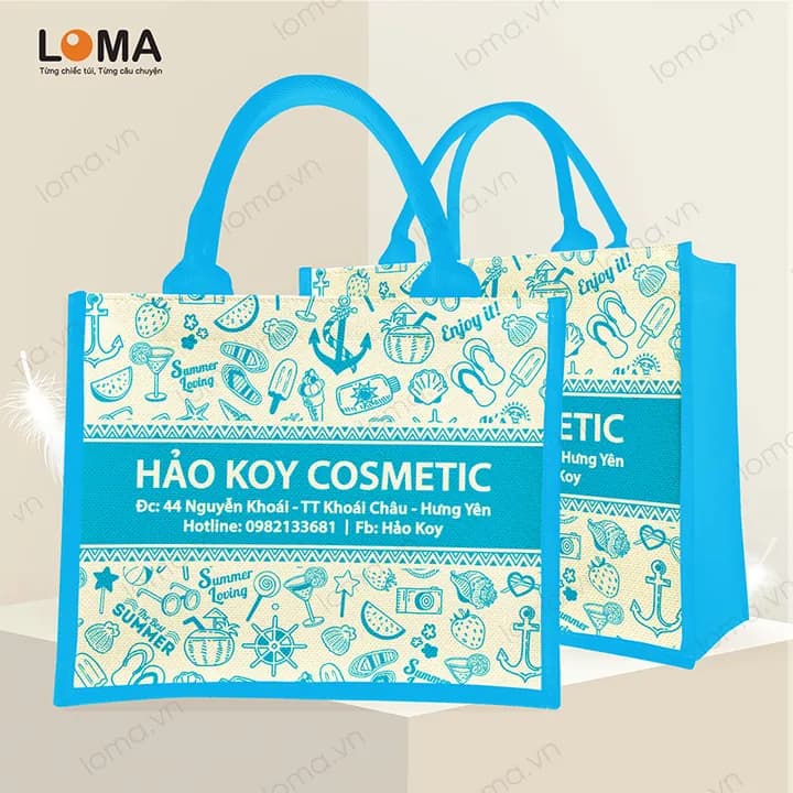 Mẫu 3: Họa tiết mùa hè biển tươi mát