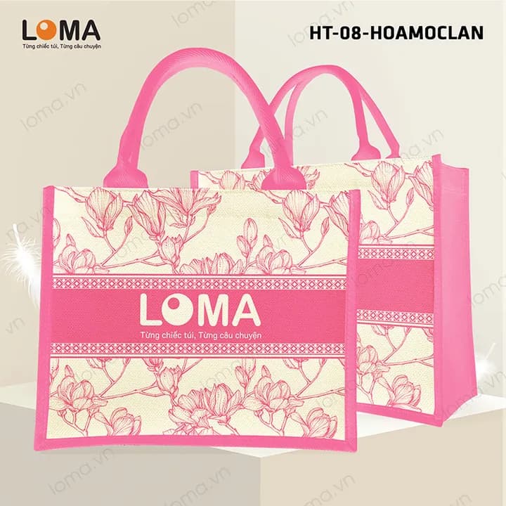 HT-08 Hoa Mộc Lan: Họa tiết hoa mộc lan hồng