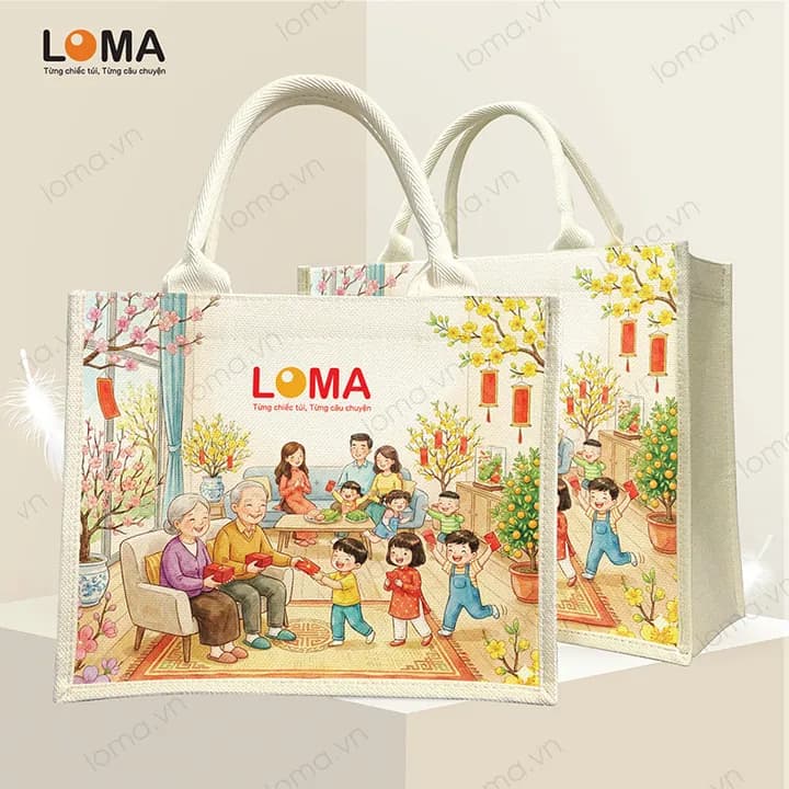 Mẫu 6: Gia đình sum vầy ngày Tết