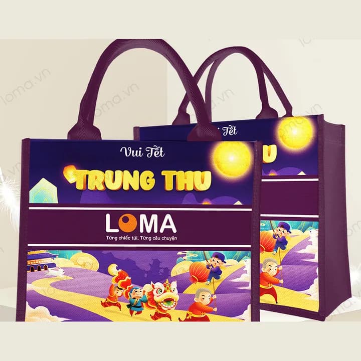 Mẫu 1: Bé vui Tết Trung thu rước đèn